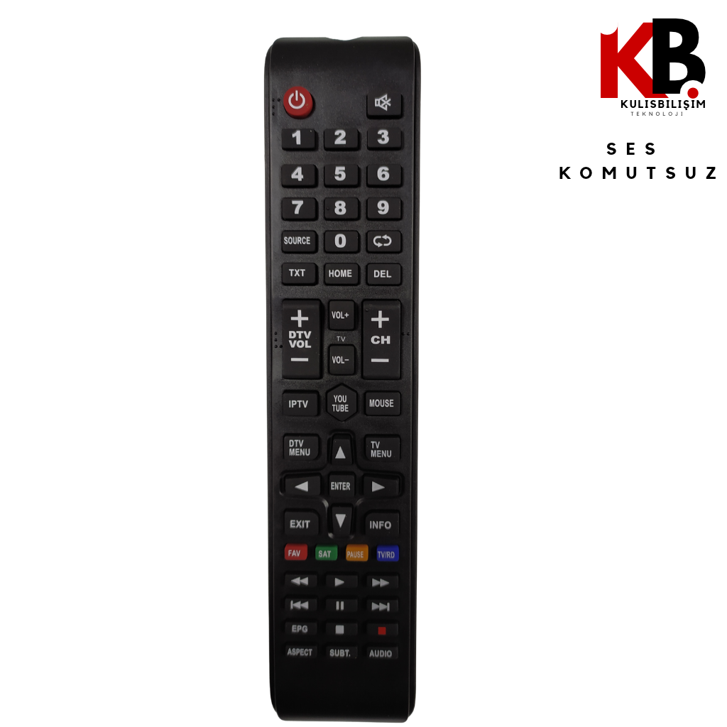 Redline TV Kumandası 1190  Uyumlu Yedek Kumanda