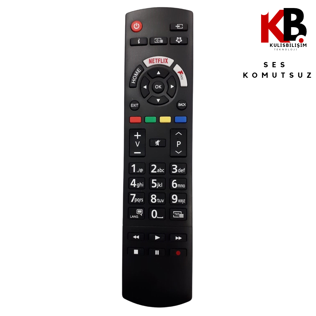 Vestel Yeni Nesil Netflix F Play Tuşlu TV Kumandası 1185