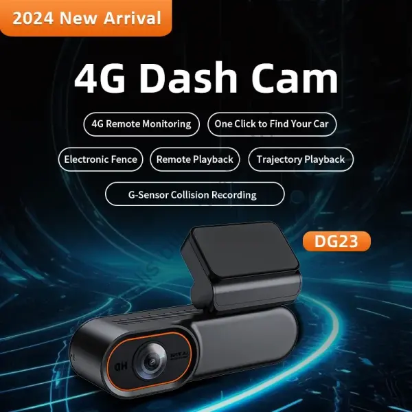Hotkam 4G SİM Kartlı araç takip ve dashcam araç kamerası