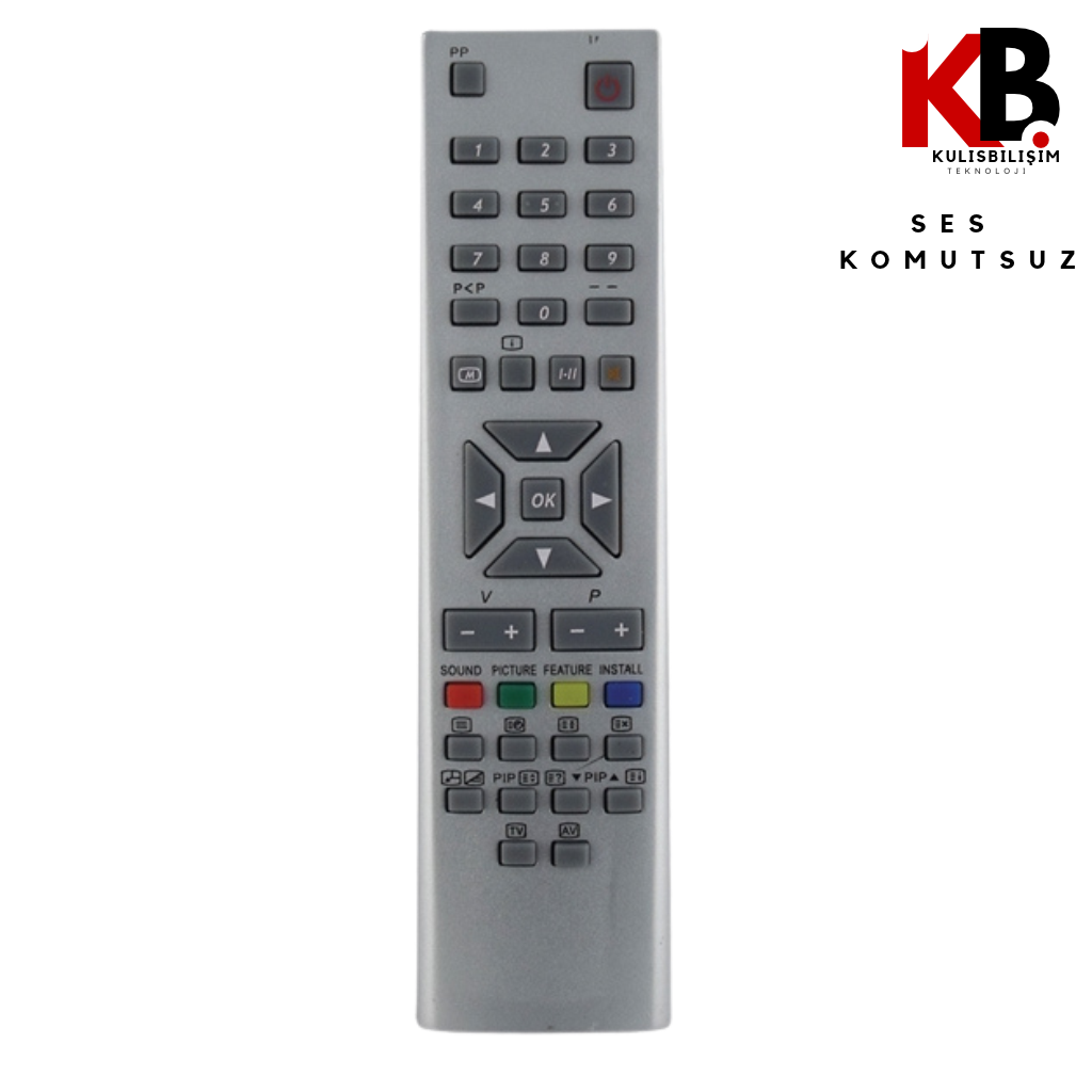 Vestel TV Kumandası 2440 | Uyumlu Yedek Kumanda