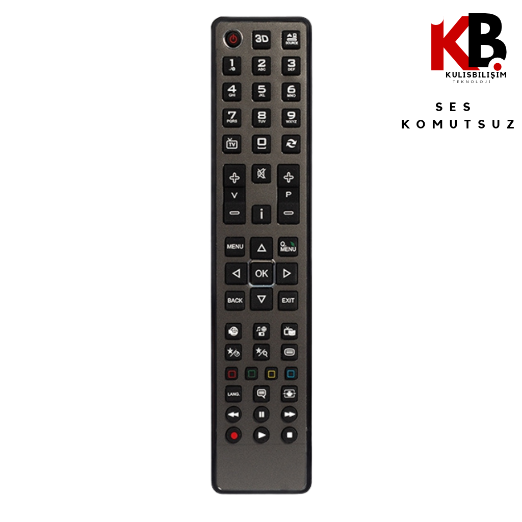 Vestel TV Kumandası 187  Uyumlu Yedek Kumanda