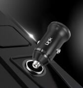 Linktech C486E 30W Araç Şarjı | Type-C ve USB Kablo Linktech araç şarjı