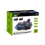 Teknokulis C20 Motor Kurye Kask Kulaklık Rgb Modlu Bluetooth Motosiklet Kulaklık 5.3 Bluetooth Interkom