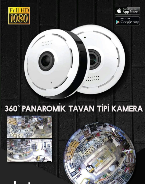 Avenir AV-S223P 3MP Panoramik Balıkgöz WiFi Asansör Kamerası