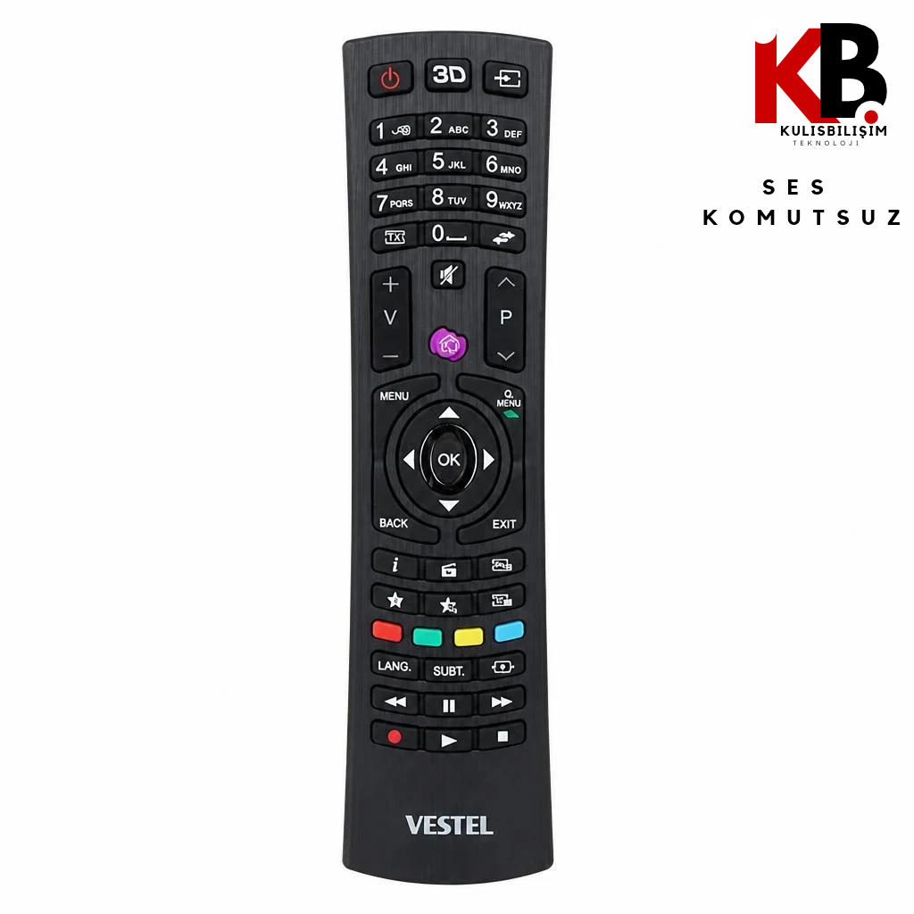 Vestel TV Kumandası  Vestel 1125 Uyumlu Yedek Model