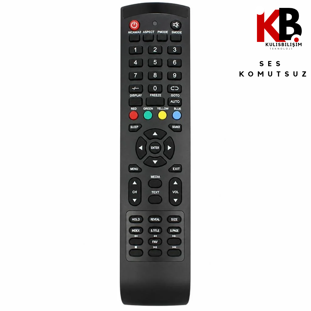 Nordmende TV Kumandası  Nordmende Sanyo LCD-LED 192 Uyumlu Yedek Model