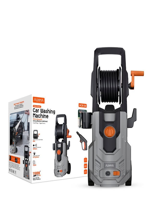 Auhma Acr-04 Basınçlı Araç Yıkama Makinesi 60 Bar 1100w