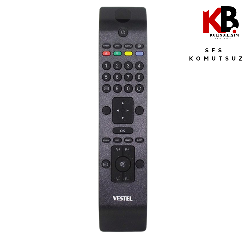 Vestel TV Kumandası  Vestel 165 Uyumlu Yedek Model