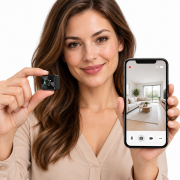 Mini Gizli Kamera Wi-Fi Bataryalı Geniş Açılı Lens