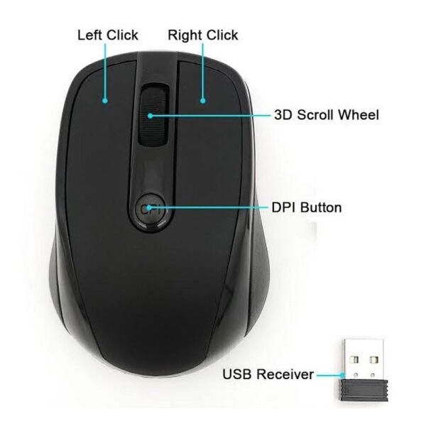 Netojen NT-3100 Wireless Mouse Kablosuz Mouse