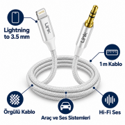 lightning aux kablo linktech-a587 kutu urun