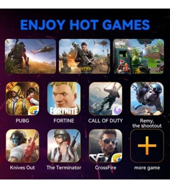 Android ve Ios Uyumlu 4 in 1 Elite Pubg İçin Kullanılabilen Mobil Oyun Seti