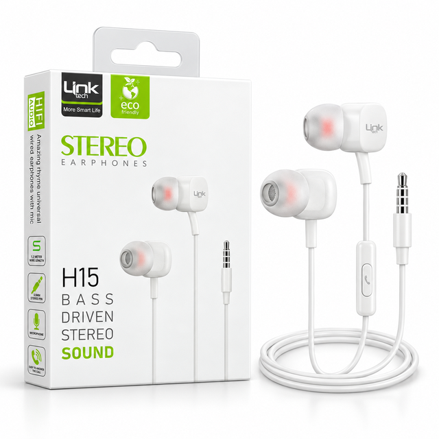 Kablolu Kulaklık | Linktech H15 3.5mm Bass Stereo