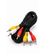 3RCA Tos Kablo | Powermaster 3+3 RCA 1.5 Metre Ses Görüntü