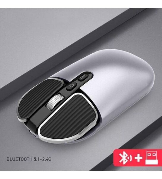 YK Desgn M203 Bluetooth ve 2.4 Ghz Şarjlı Ergonomik 1600 DPI Mouse
