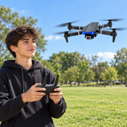 Venaldin E99 Drone 4K HD Çift Kameralı Katlanabilir Kameralı Drone