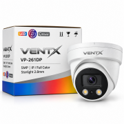 Ventx 5MP Full Color Dome Ip güvenlik kamerası VP-261DP PoE Dahili Mikrofon