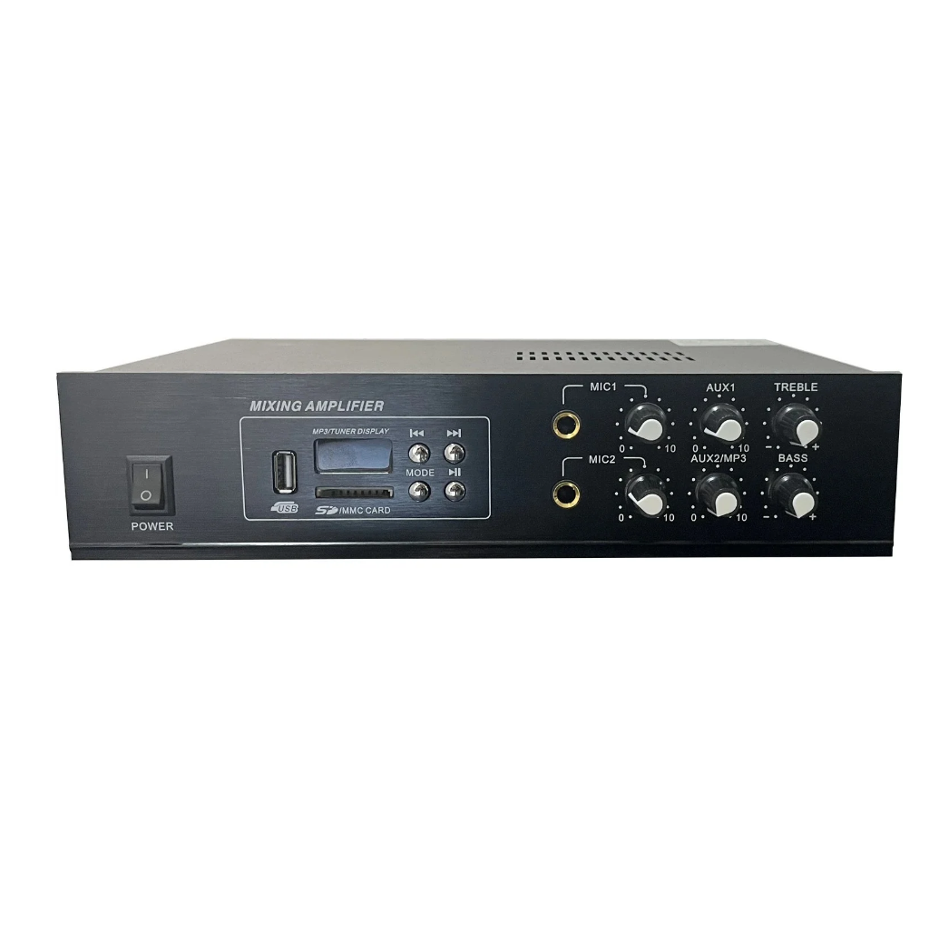 Not PA80 80 Watt Hat Trafolu Mikser Amplifikatör USB SD Çalarlı