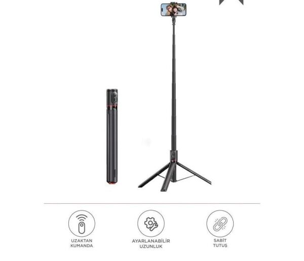 Venandin tt01 Kumandalı Tripod Selfie Çubuk 2si Bir Arada