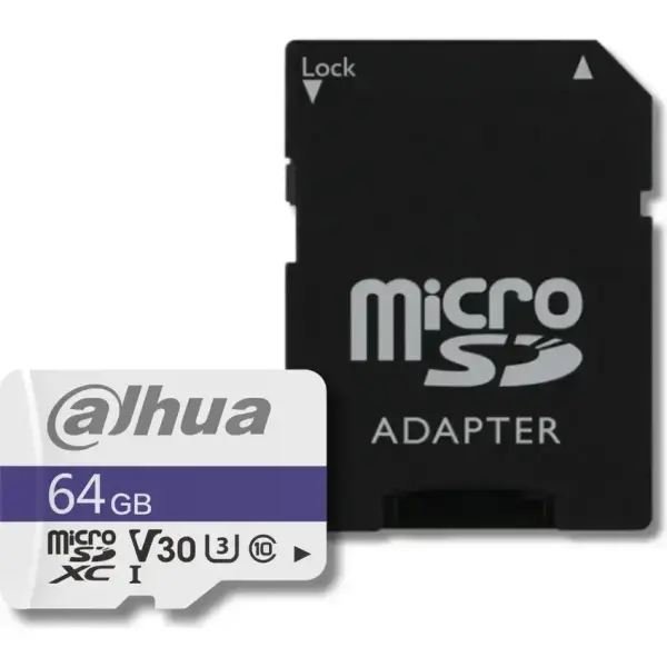 Dahua C100A 64GB MicroSDXC U3 Hafıza Kartı 4K Video Desteği