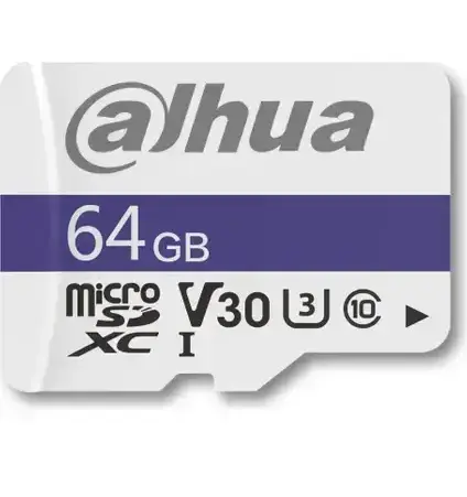 Dahua C100A 64GB MicroSDXC U3 Hafıza Kartı 4K Video Desteği