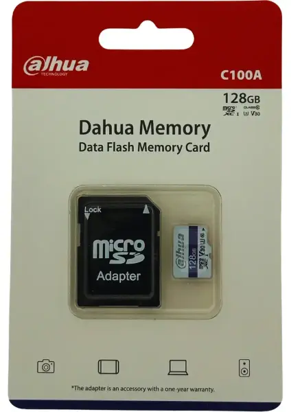 Dahua C100A 128GB Microsdxc U3 Hafıza Kartı Sd Adaptör