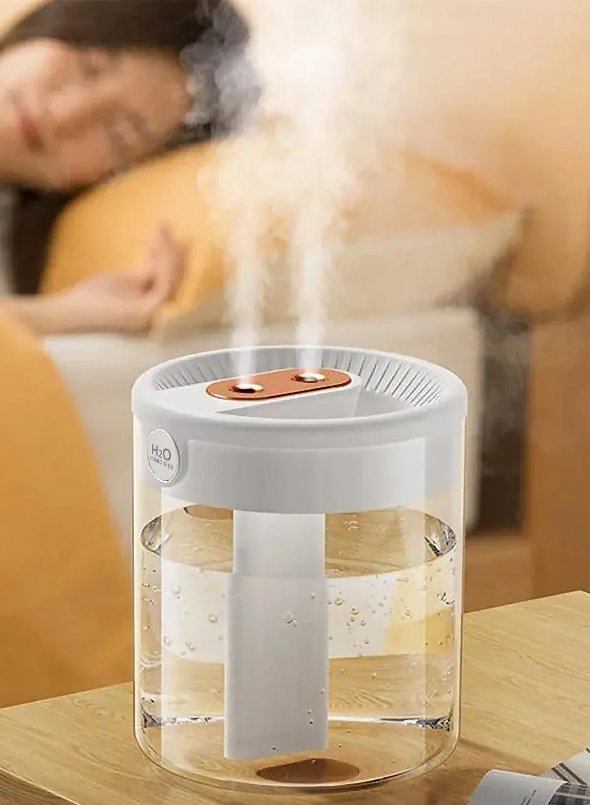 BLİC K15 Digital Çift Sprey Hava Nemlendirici 1.5 Litre Kapasiteli, Ultrasonik