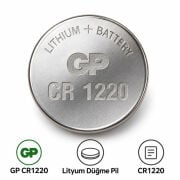 GP CR1220 3V Lityum Düğme Pil Anahtar ve Saat Pili