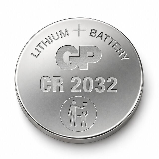 GP CR2032 3V Lityum Düğme Pil CMOS ve Kumanda Pili