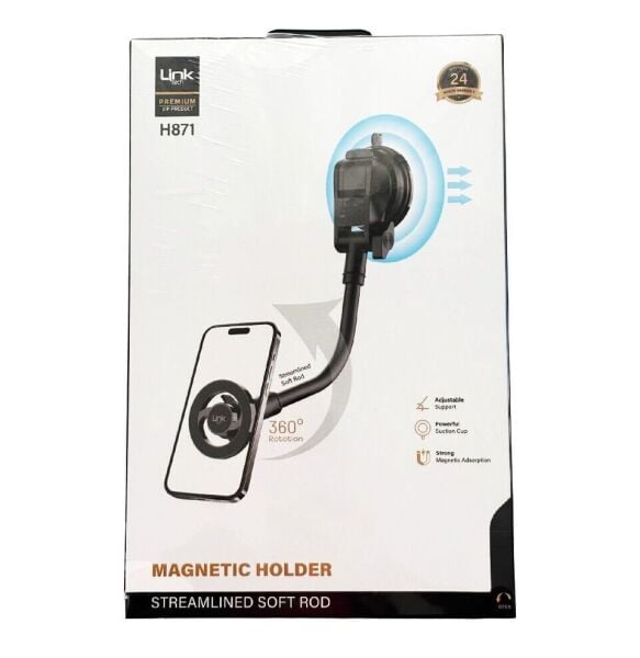 Linktech H871 Premium Vantuzlu Araç Içi Telefon Tutucu