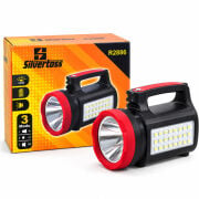 Silvertoss R2886 10W Şarjlı El Feneri ve 20 Saat LED Işıldak
