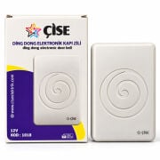 Çise 1018 Ding Dong 12V Elektronik Pilli İki Sesli Kapı Zili
