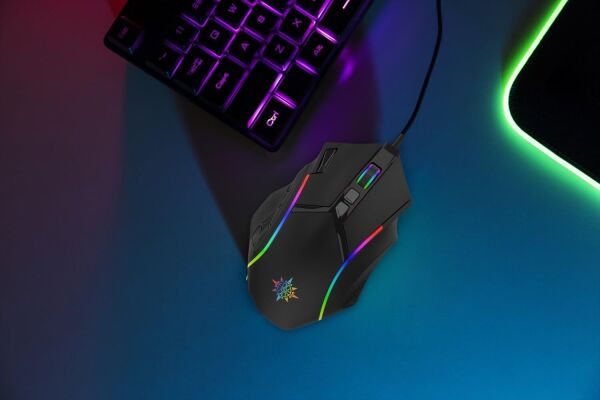MKESPN X15 Kablolu Gaming Mouse | 12800 DPI | 12 Tuşlu Makro | RGB Işıklı | Yüksek Hassasiyetli