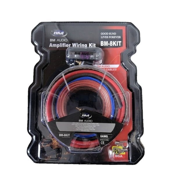 BM Audio Boschmann BM-8KİT 8GA Amfi Kablo Seti
