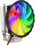 Z100 4 Isı Borulu Soğutucu, 95W Radyatör, 120 mm Düşük Profilli LED Fan, Intel LGA1151 ve AMD AM4 ile Uyumlu