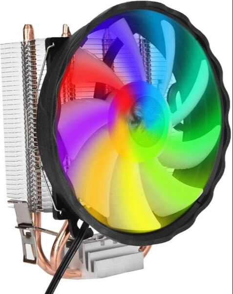 Z100 4 Isı Borulu Soğutucu, 95W Radyatör, 120 mm Düşük Profilli LED Fan, Intel LGA1151 ve AMD AM4 ile Uyumlu