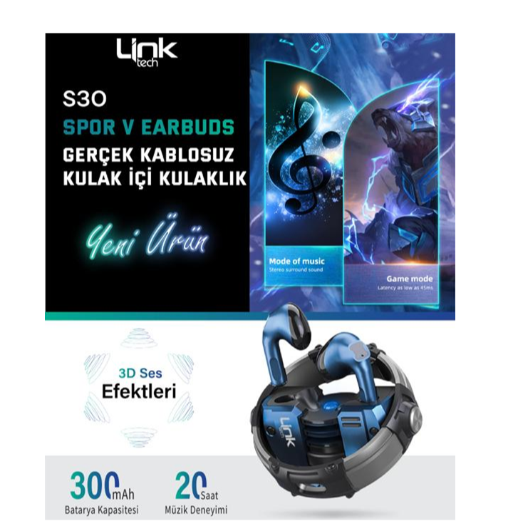 LİNKTECH Bluetooth Kulaklık
