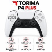 Torima P4 Plus PS4 Oyun Kolu Kablosuz Wireless Controller