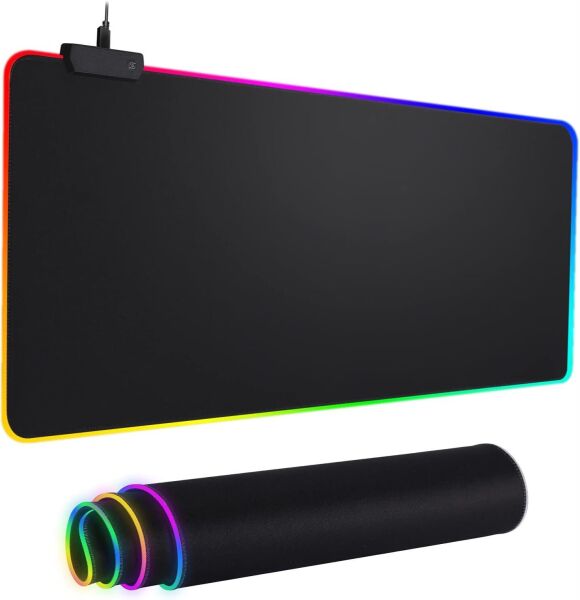 70x30 Rgb Mouse Pad Led Işıklı Speed Yüzey Su Geçirmez Gamepad Baskısız Siyah Renk Gaming Mousepad
