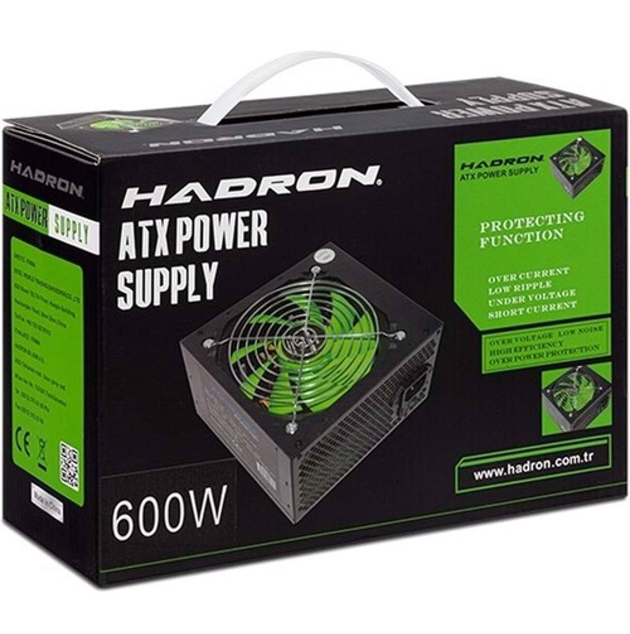 Hadron HD413 600W Power Supply 12CM Geniş Fan Güç Kaynağı