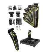 DEARLİNGRF-106 Yeni Nesil 5 Başlı Pro Kuaför Saç Sakal Burun Ense Lazer Epilasyon Öncesi Tıraş Makinesi