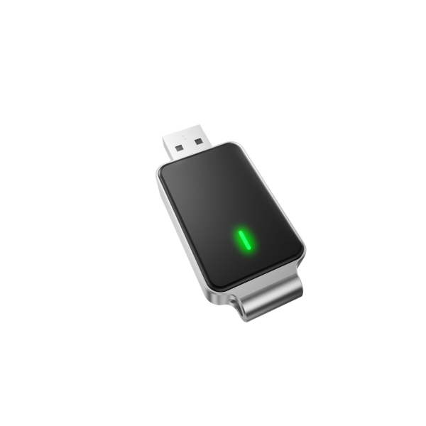 Anahtarlık tarzı 2IN1 kablosuz adaptör ile alüminyum alaşım 2.5D ayna tasarımı için dönüştürücü ile IOS 10/+ iPhone 6/+ Android 11/+