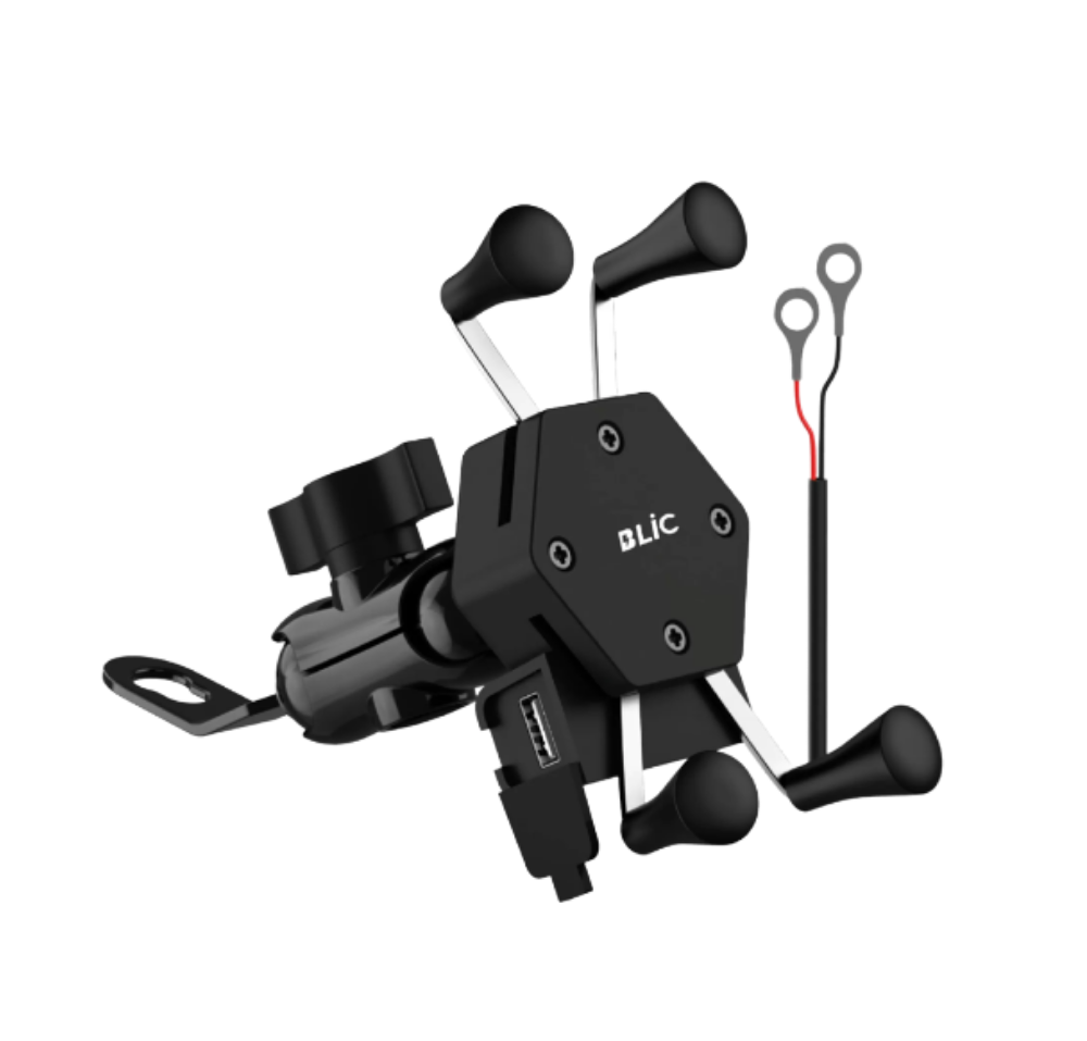 Blic BST6 Usb Şarjlı Telefon Tutucu Ayna Bağlantılı Kıskaçlı