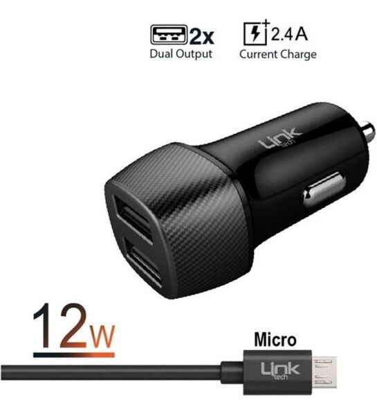 LİNKTECH C492 Safe Lightning USB 12W Araç Şarj Aleti