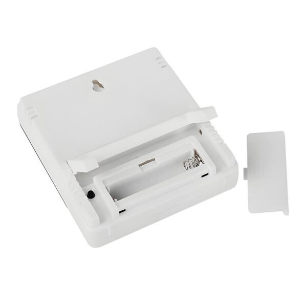 HTC-1 Masaüstü Dijital Termometre Sıcaklık ve Nem Ölçer - Masa Saati Alarm