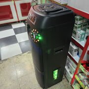 Subzero WR170 12''x2 100W 2 Kablosuz Mikrofonlu Kumandalı Baloncuk Çıkartan RGB Bluetooth/Usb/Sd Müzik Kutusu