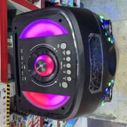 Subzero WR170 12''x2 100W 2 Kablosuz Mikrofonlu Kumandalı Baloncuk Çıkartan RGB Bluetooth/Usb/Sd Müzik Kutusu