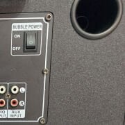 Subzero WR170 12''x2 100W 2 Kablosuz Mikrofonlu Kumandalı Baloncuk Çıkartan RGB Bluetooth/Usb/Sd Müzik Kutusu