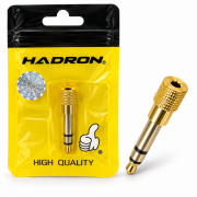 Hadron HDX1264 6.5mm Erkek 3.5mm Dişi Jak Dönüştürücü