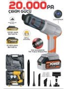 Auhma Ahv-21- 25.000MAH Çift Bataryalı Ultra Araç Süpürgesi